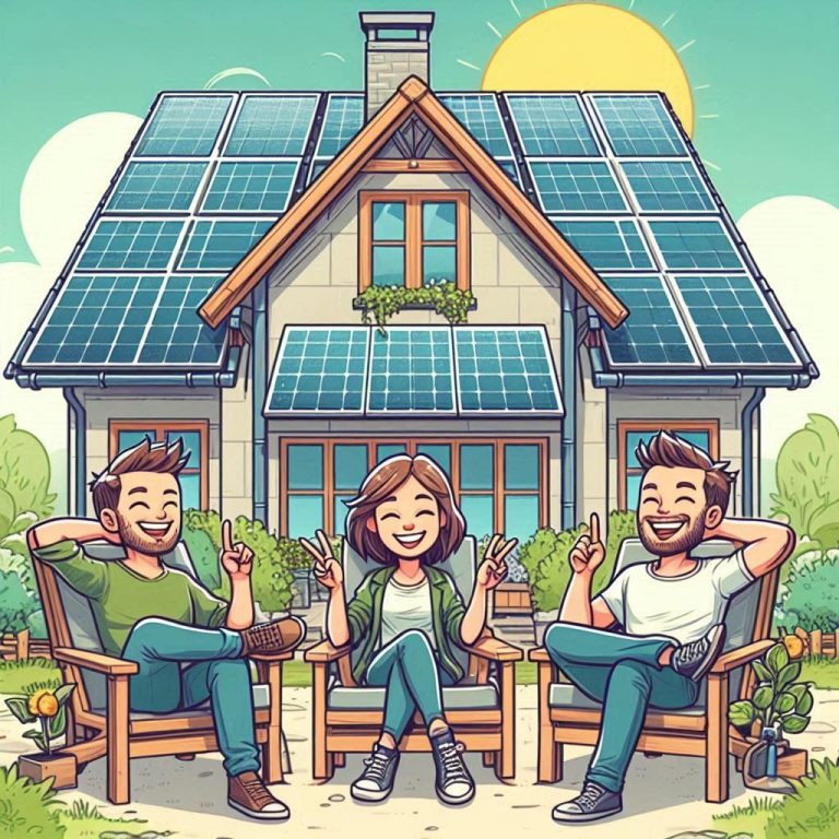 Energieanlage mit Photovoltaik und Speichertechnik